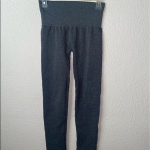 Gray thermal leggings